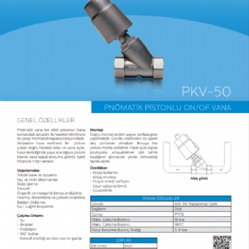 AYVAZ PKV-50 Y TP PSTONLU VANA